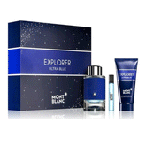 Mont Blanc Ultra Blue Explorer Gift Set 3s